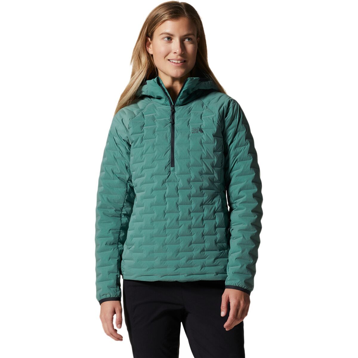 Mountain Hardwear Stretchdown Light Pullover - Women's Mint Palm, XS