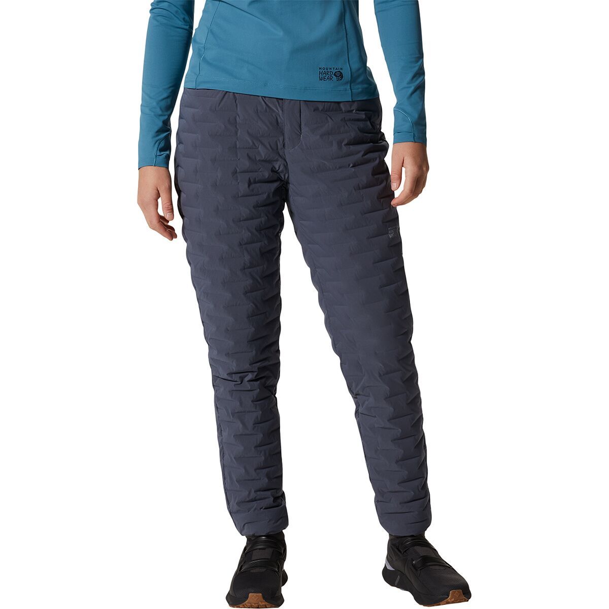 Mountain Hardwear Stretchdown Pant - Women's Blue Slate, M/Long