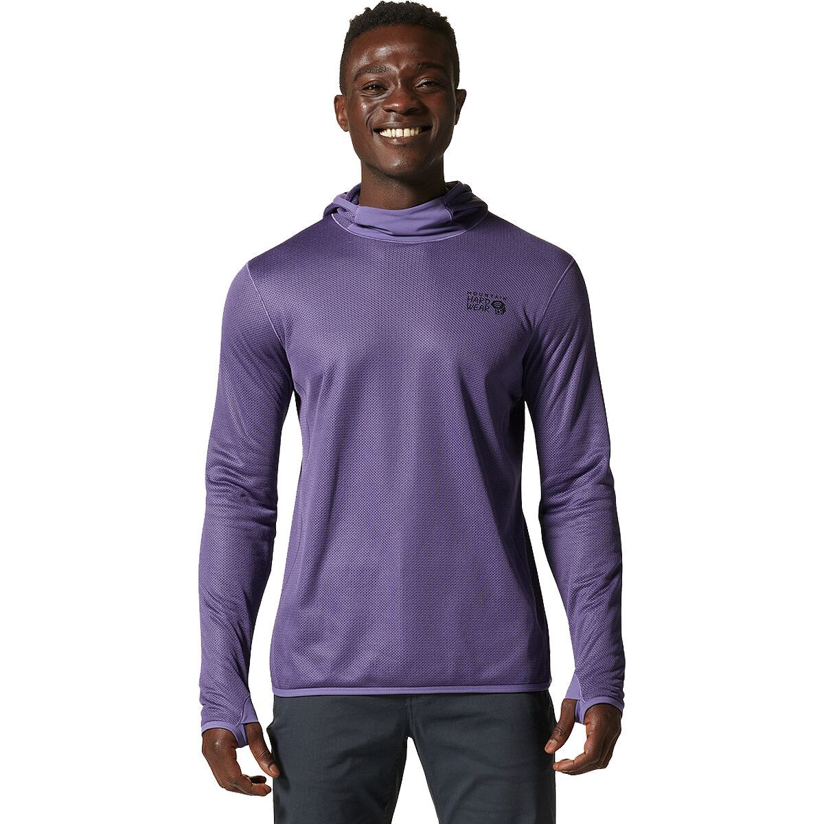 Mountain Hardwear AirMesh Hoodie - Men's Allium, S