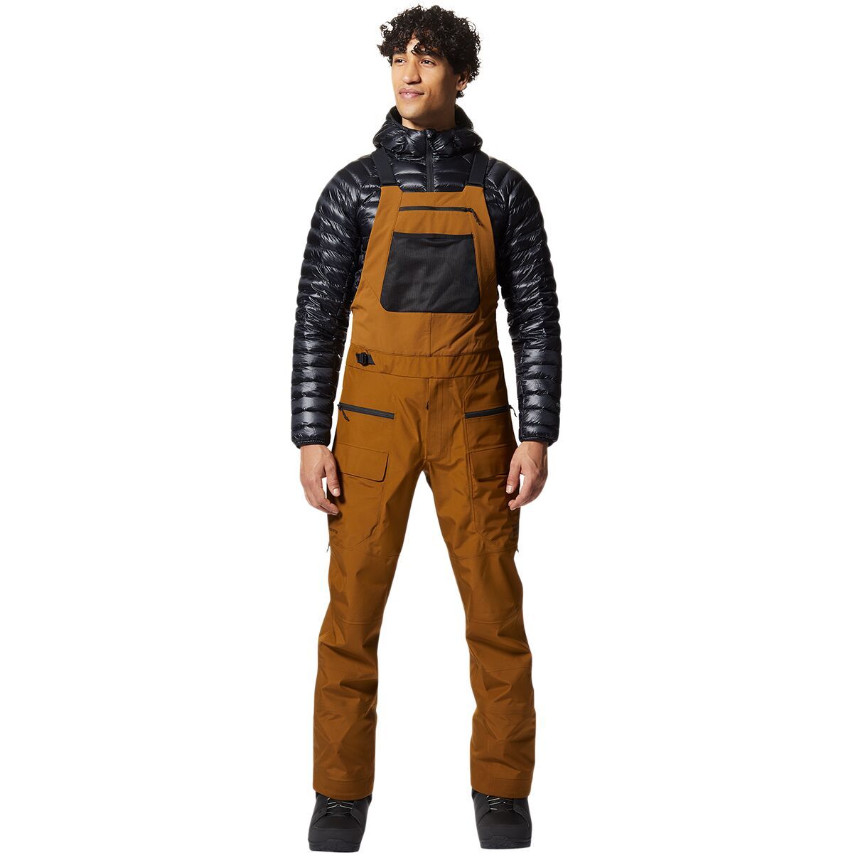 Mountain Hardwear Boundary Ridge GTX 3L Bib Pant - Men's Golden Brown, S/Long