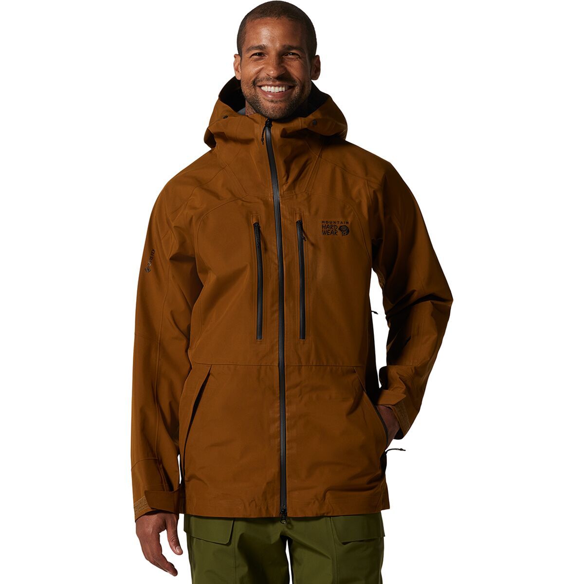 Mountain Hardwear Boundary Ridge GORE-TEX 3L Jacket - Men's Golden Brown, XL