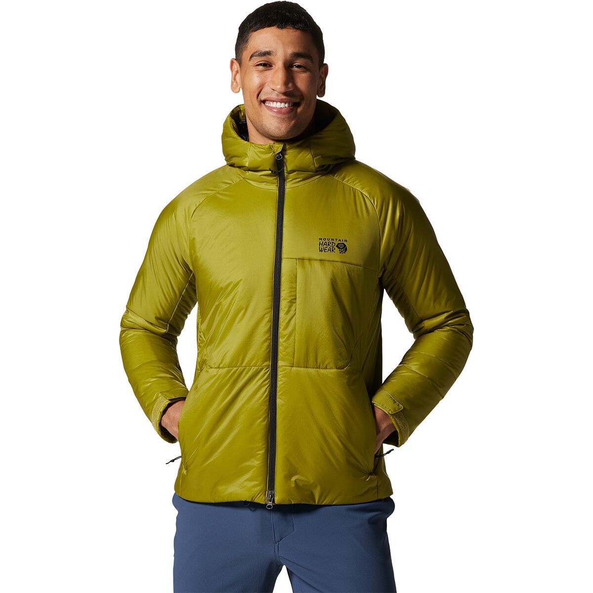 Mountain Hardwear Compressor Hooded Jacket - Men's Moon Moss, M
