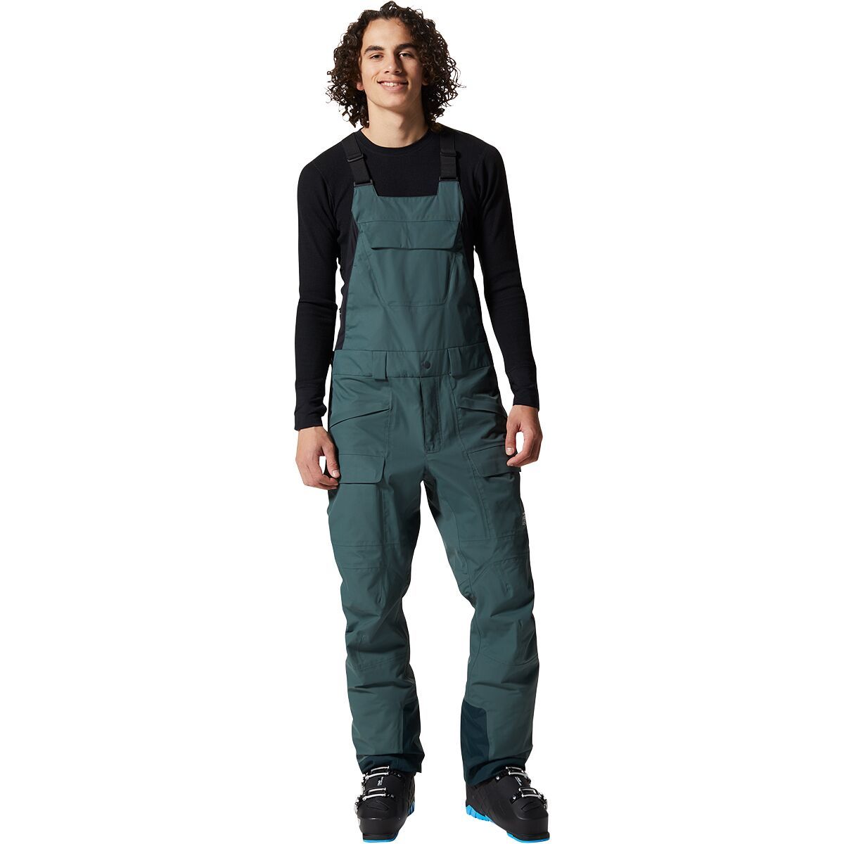 Mountain Hardwear Firefall Bib Pant - Men's Black Spruce, XL/Reg