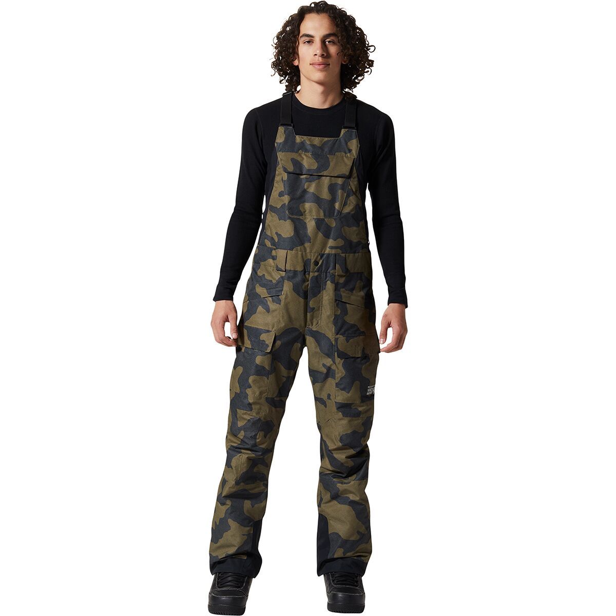 Mountain Hardwear Firefall Bib Pant - Men's Raw Clay Camo, S/Short