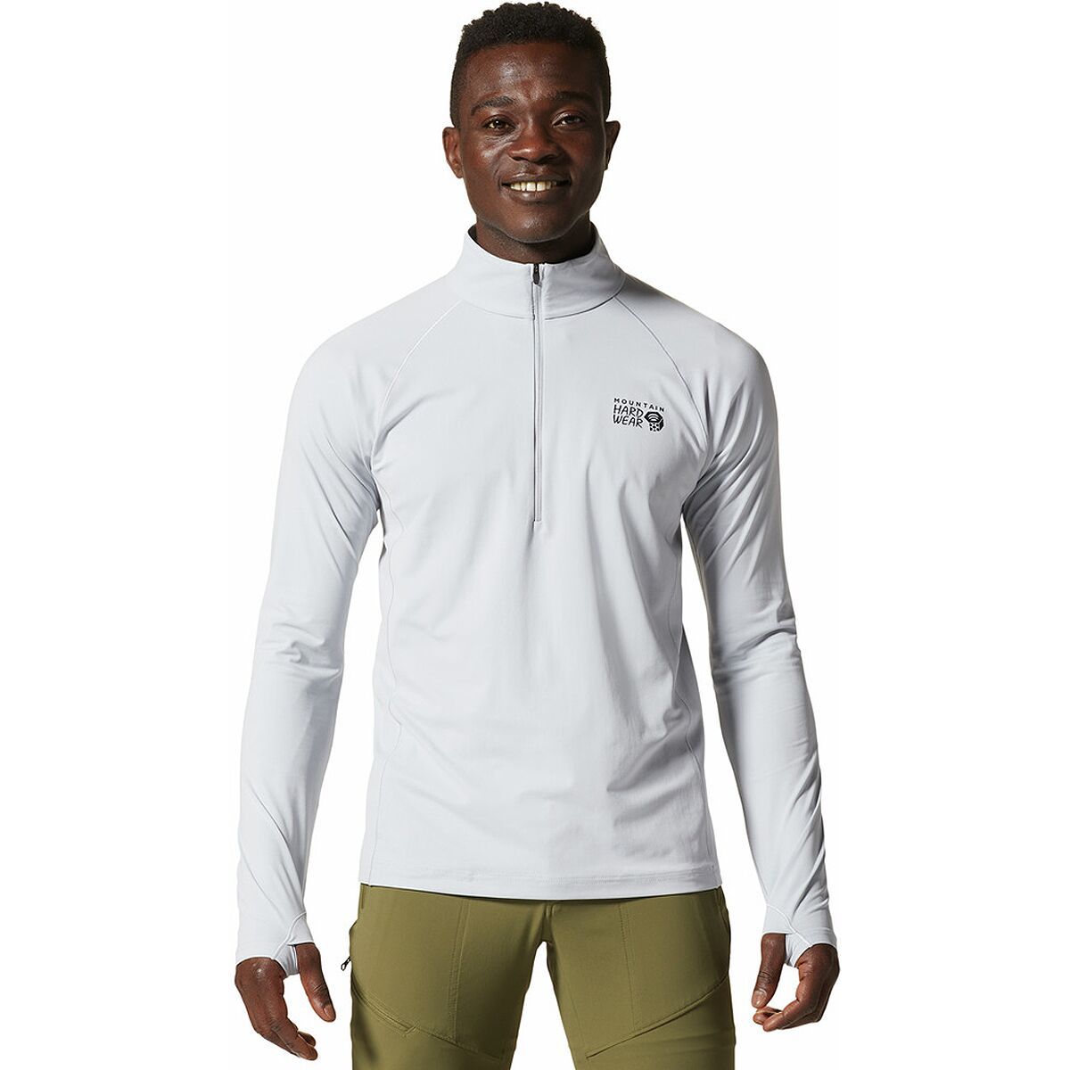 Mountain Hardwear Mountain Stretch Half-Zip Top - Men's Glacial, L