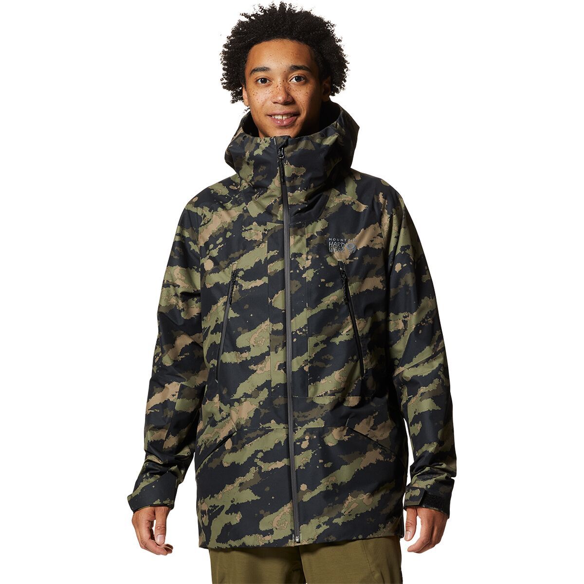Mountain Hardwear Sky Ridge GORE-TEX Jacket - Men's Light Army Brushstrokes Print, M