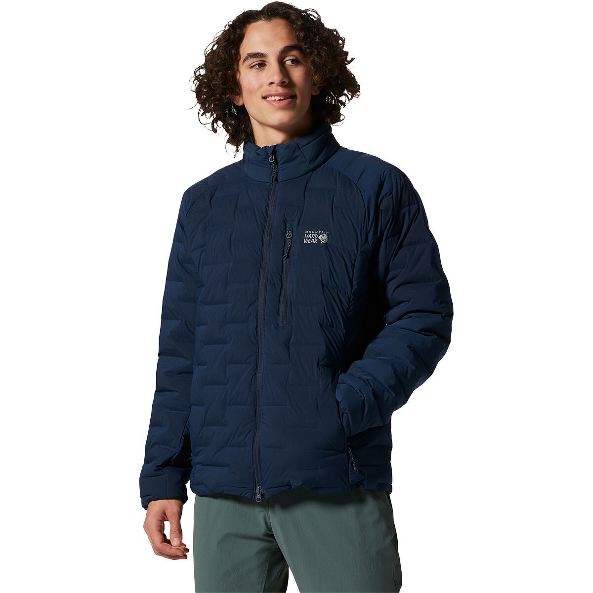 Mountain Hardwear StretchDown Jacket - Men's Hardwear Navy, XXL