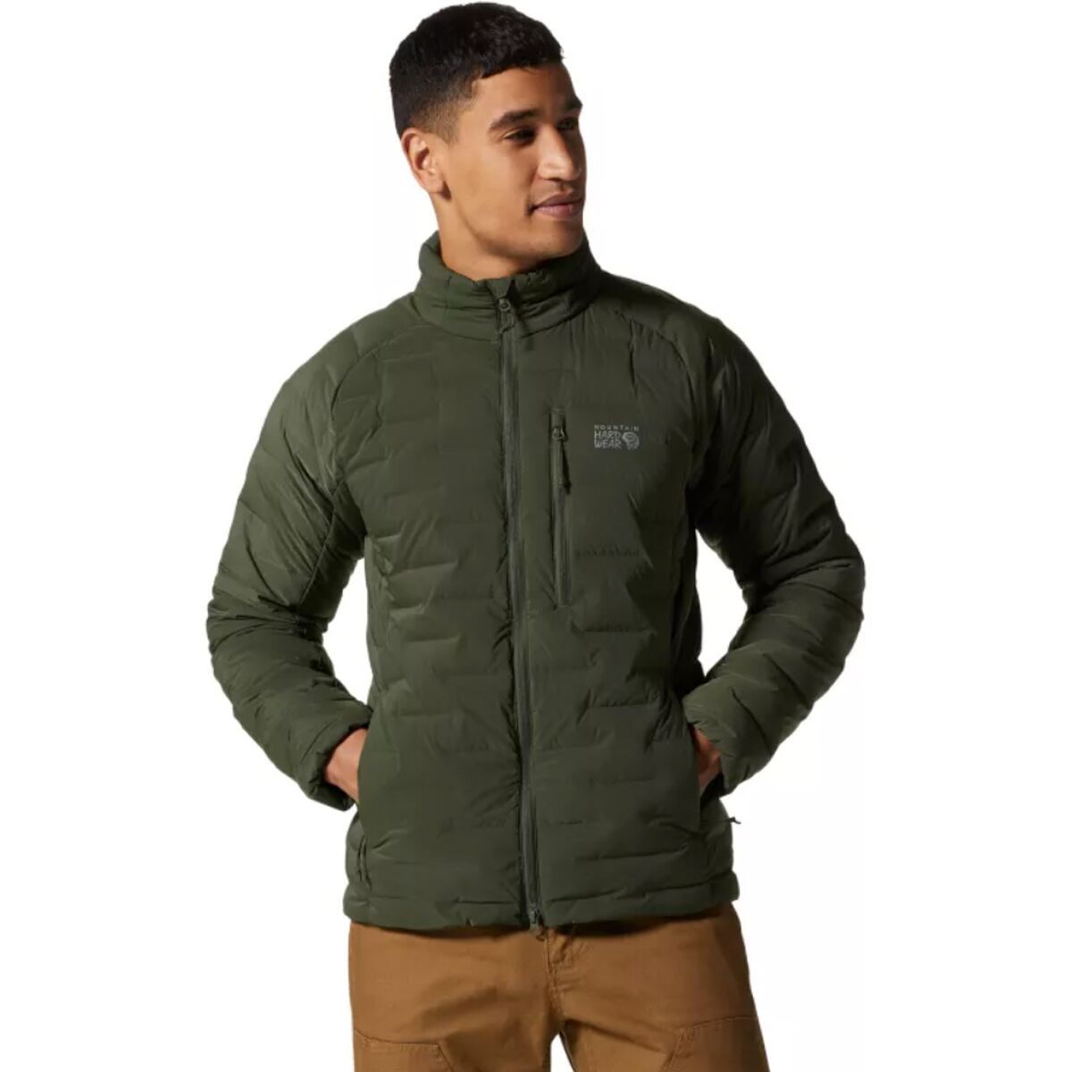 Mountain Hardwear StretchDown Jacket - Men's Surplus Green, M