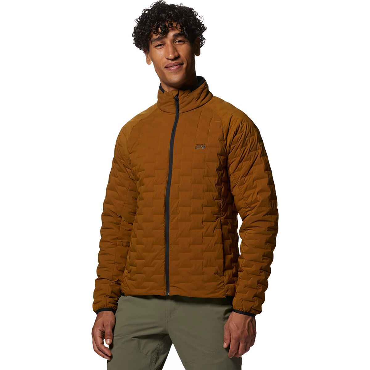Mountain Hardwear Stretchdown Light Jacket - Men's Golden Brown, XXL