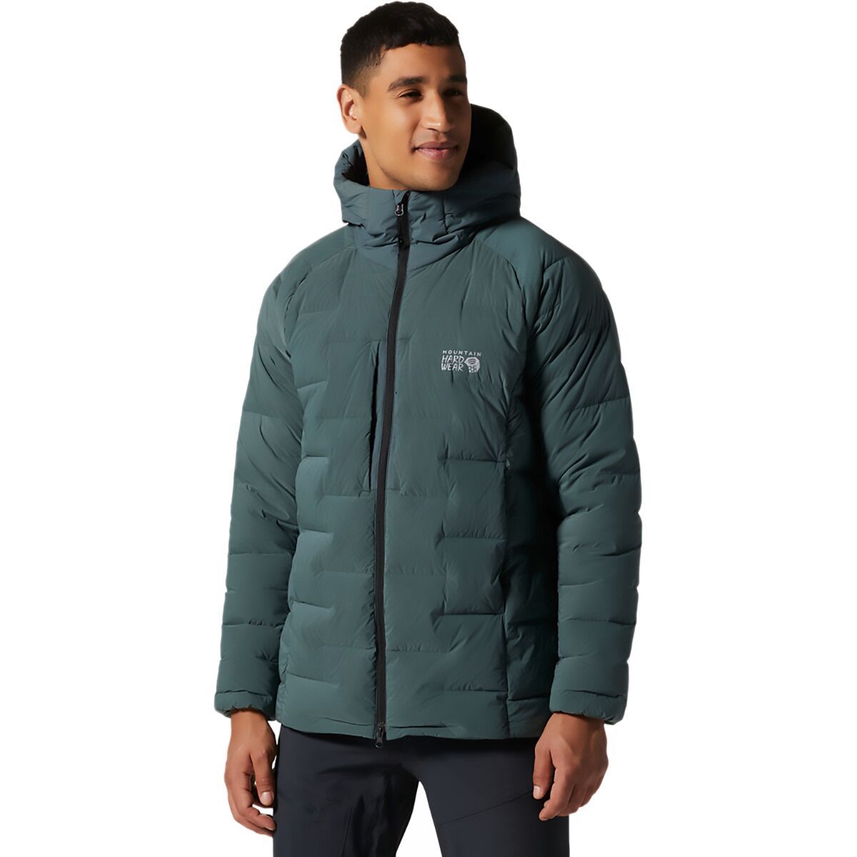 Mountain Hardwear Stretchdown Parka - Men's Black Spruce, XL