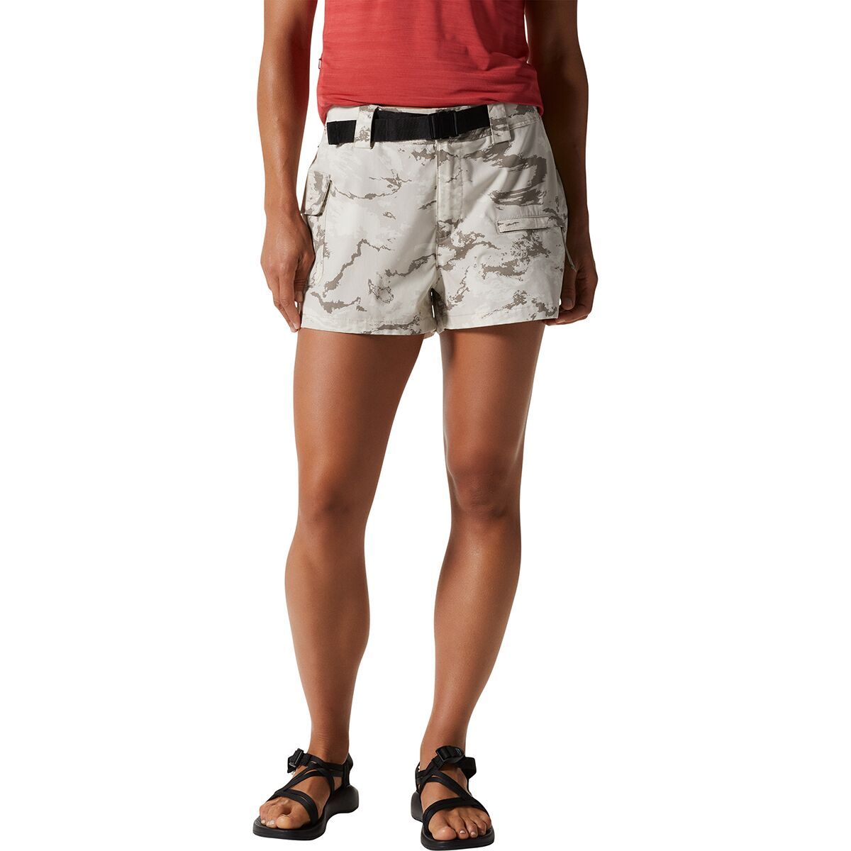 Mountain Hardwear Cascade Pass 2.5in Short - Women's Dunes Crag Camo, 4