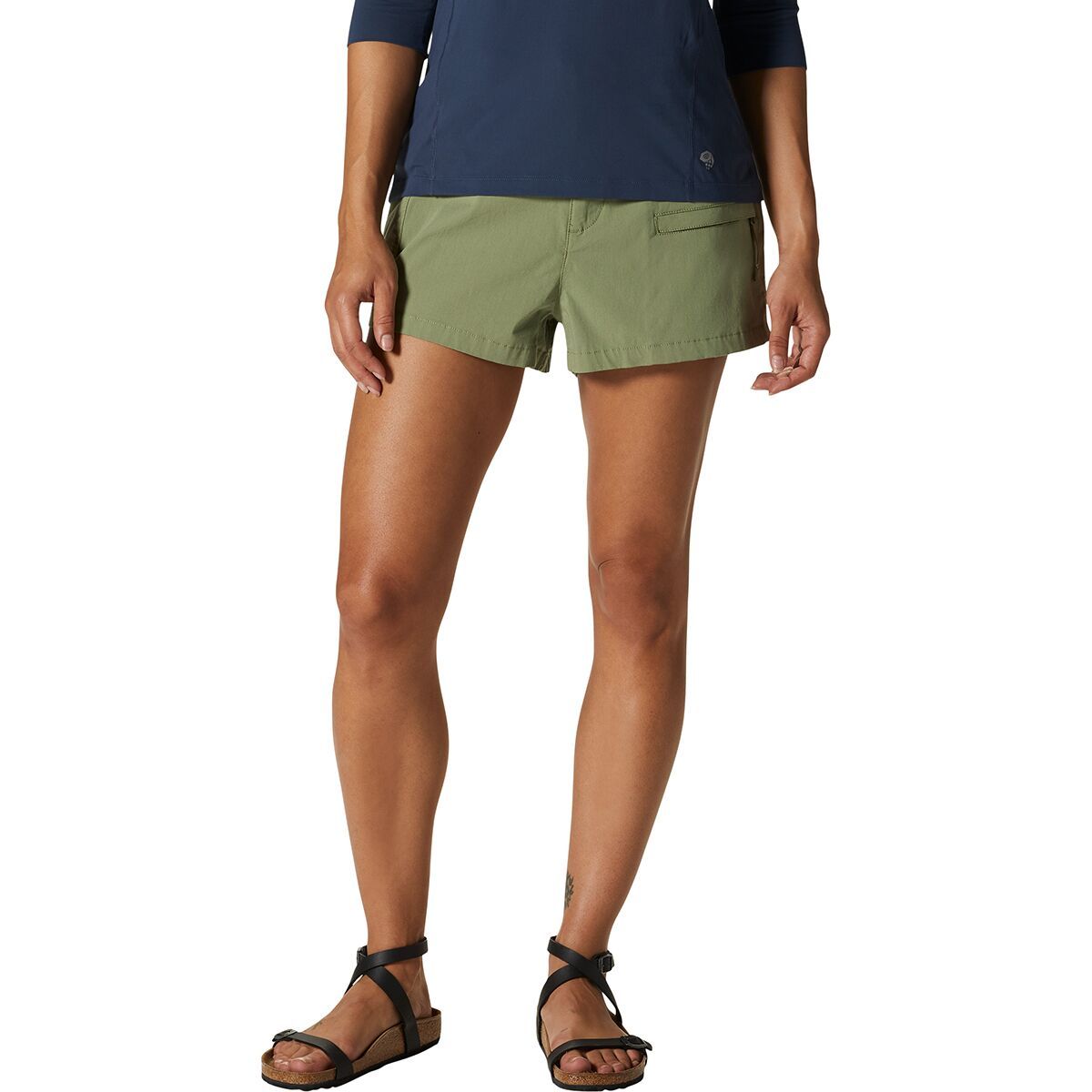 Mountain Hardwear Cascade Pass 2.5in Short - Women's Light Cactus, 14