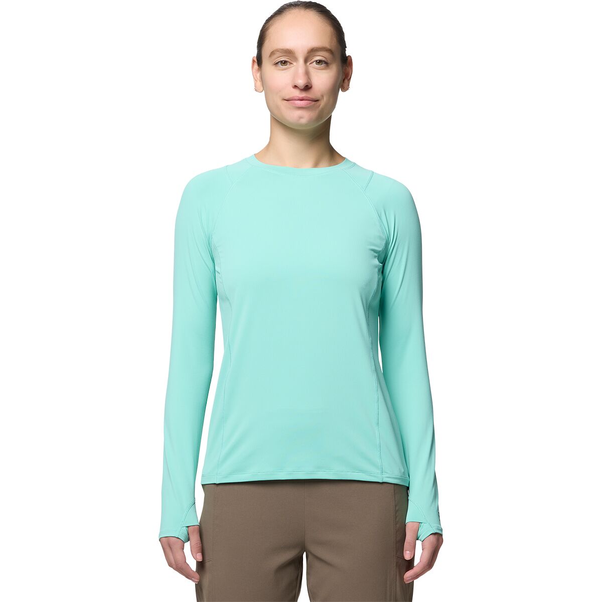 Image of Mountain Hardwear Crater Lake Long-Sleeve Top - Women's Icy Teal, S