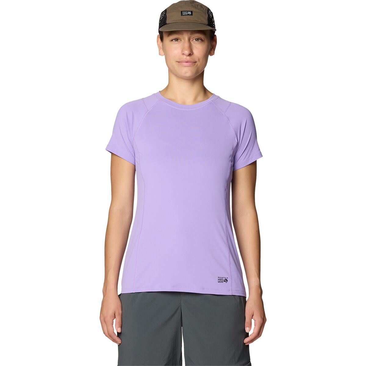 Image of Mountain Hardwear Crater Lake Short-Sleeve Top - Women's Harbor Violet, M