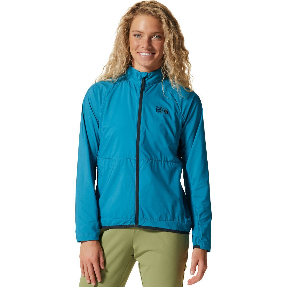 Mountain Hardwear Kor AirShell Full-Zip Wind Jacket - Women's Vinson Blue, L