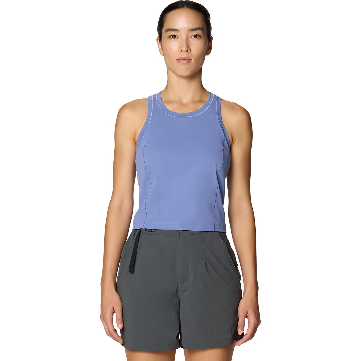 Image of Mountain Hardwear Mountain Stretch Tanklette - Women's Best Coast Blue, XL