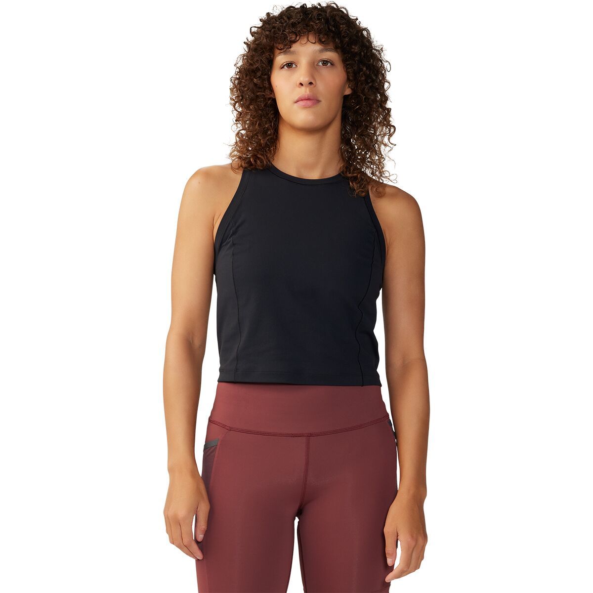 Image of Mountain Hardwear Mountain Stretch Tanklette - Women's Black, XS