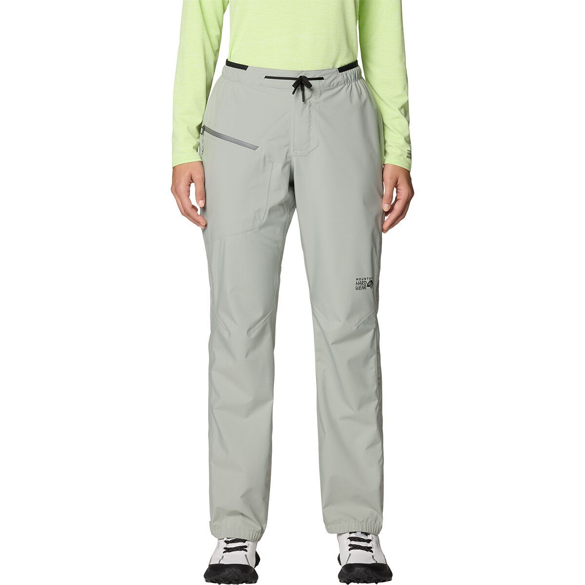 Image of Mountain Hardwear Stretch Ozonic Pant - Women's Half Moon Grey, L/Reg