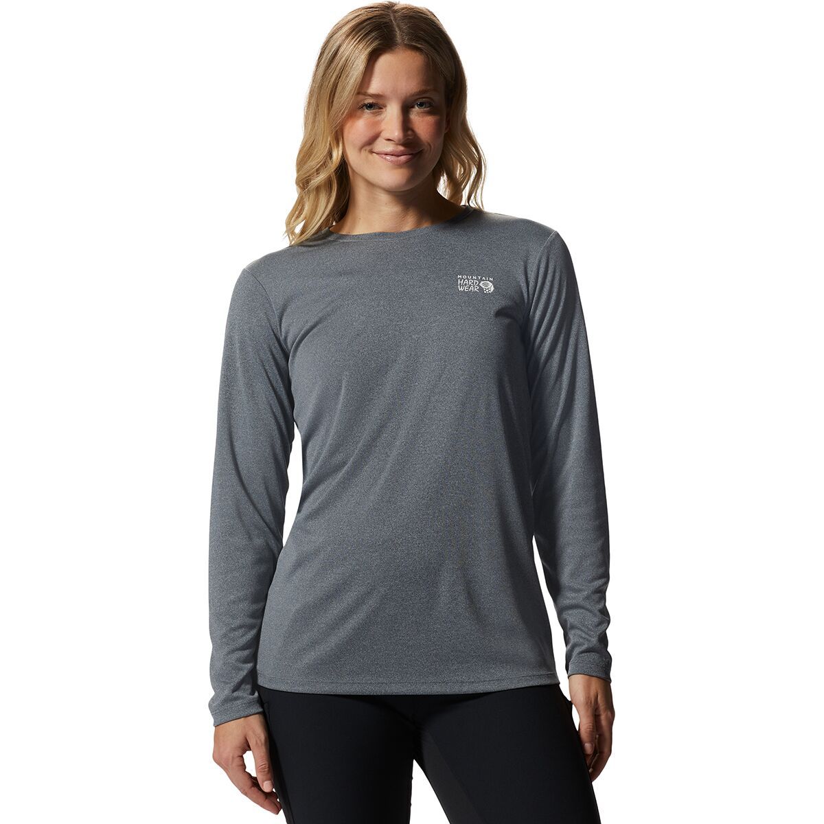 Mountain Hardwear Wicked Tech Long-Sleeve Shirt - Women's Heather Graphite, L