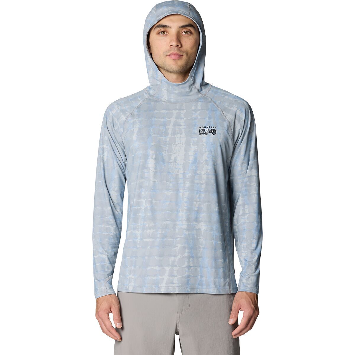 Image of Mountain Hardwear Crater Lake Hoodie - Men's Glacial Prismatic Print, L
