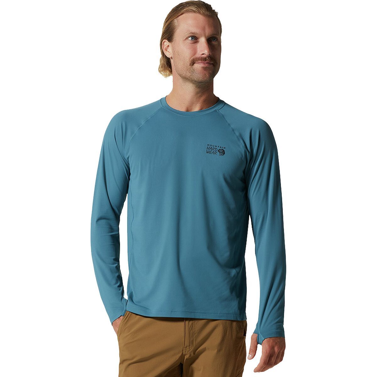 Mountain Hardwear Crater Lake Long-Sleeve Crew Shirt - Men's Caspian, S