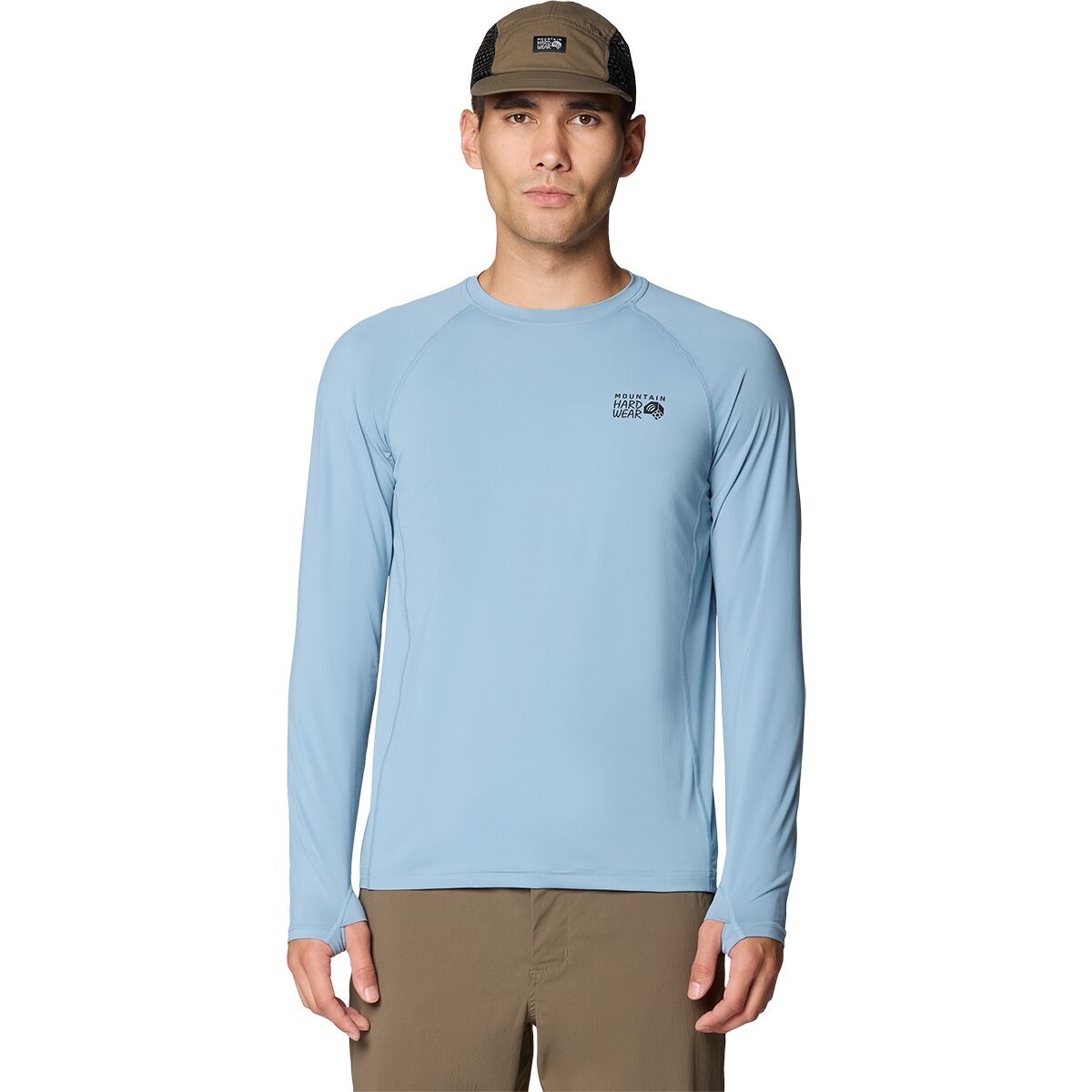 Image of Mountain Hardwear Crater Lake Long-Sleeve Crew Shirt - Men's Element, XL