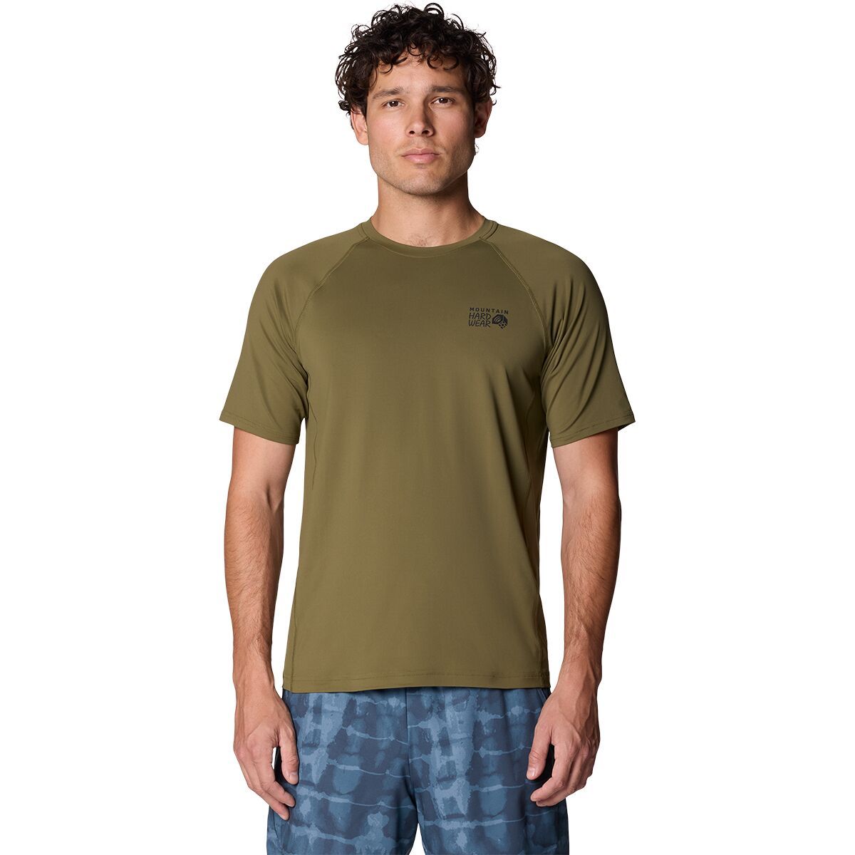 Image of Mountain Hardwear Crater Lake Short-Sleeve Shirt - Men's Combat Green, M