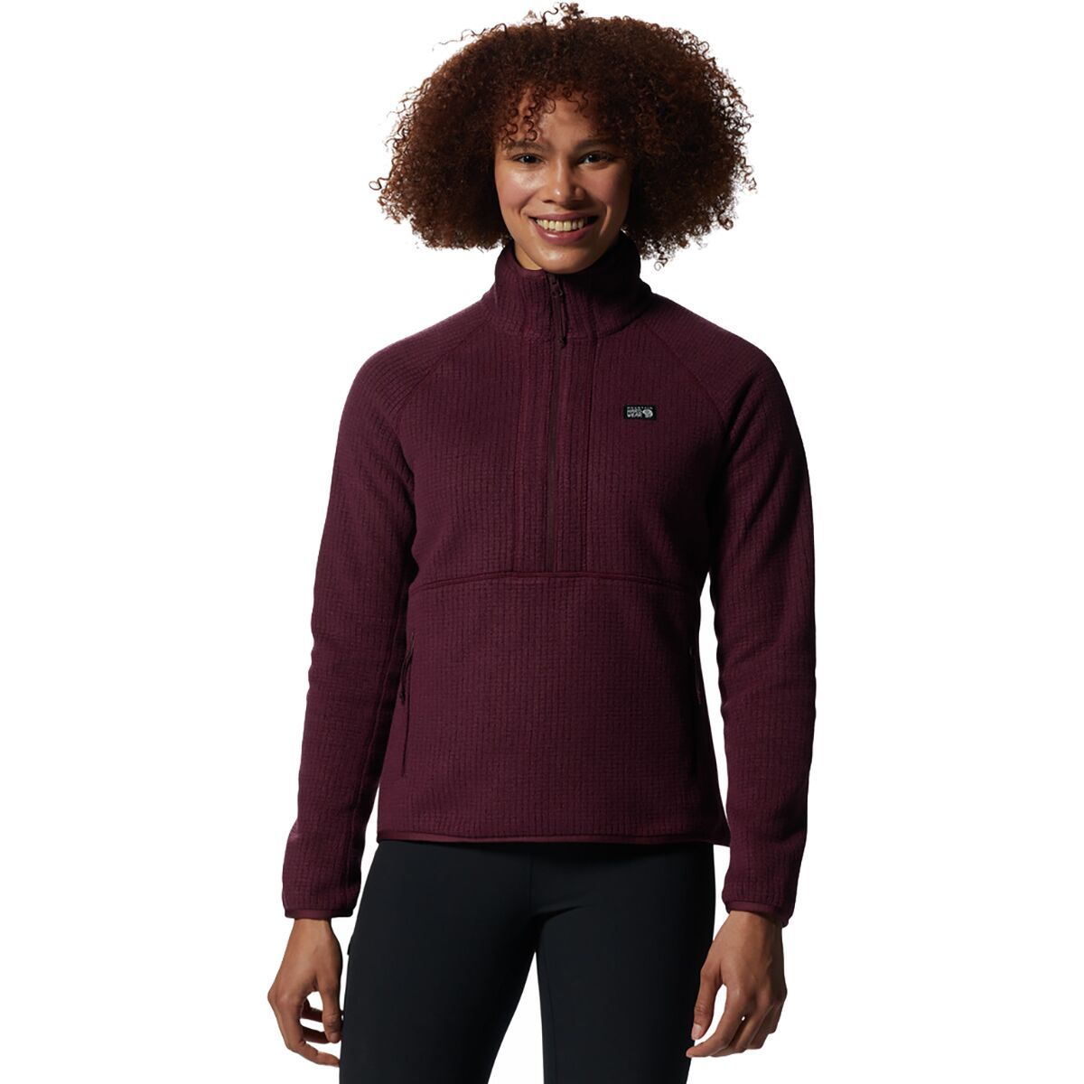 Mountain Hardwear Explore Fleece 1/2-Zip Pullover - Women's Cocoa Red, XL