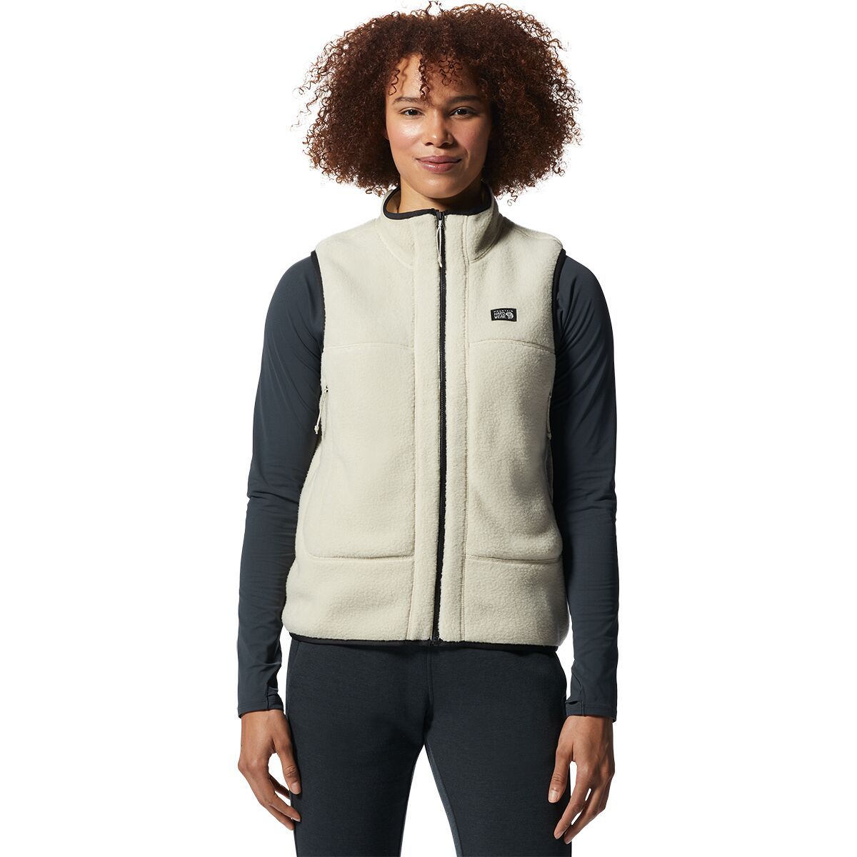 Mountain Hardwear HiCamp Fleece Vest - Women's Wild Oyster, M