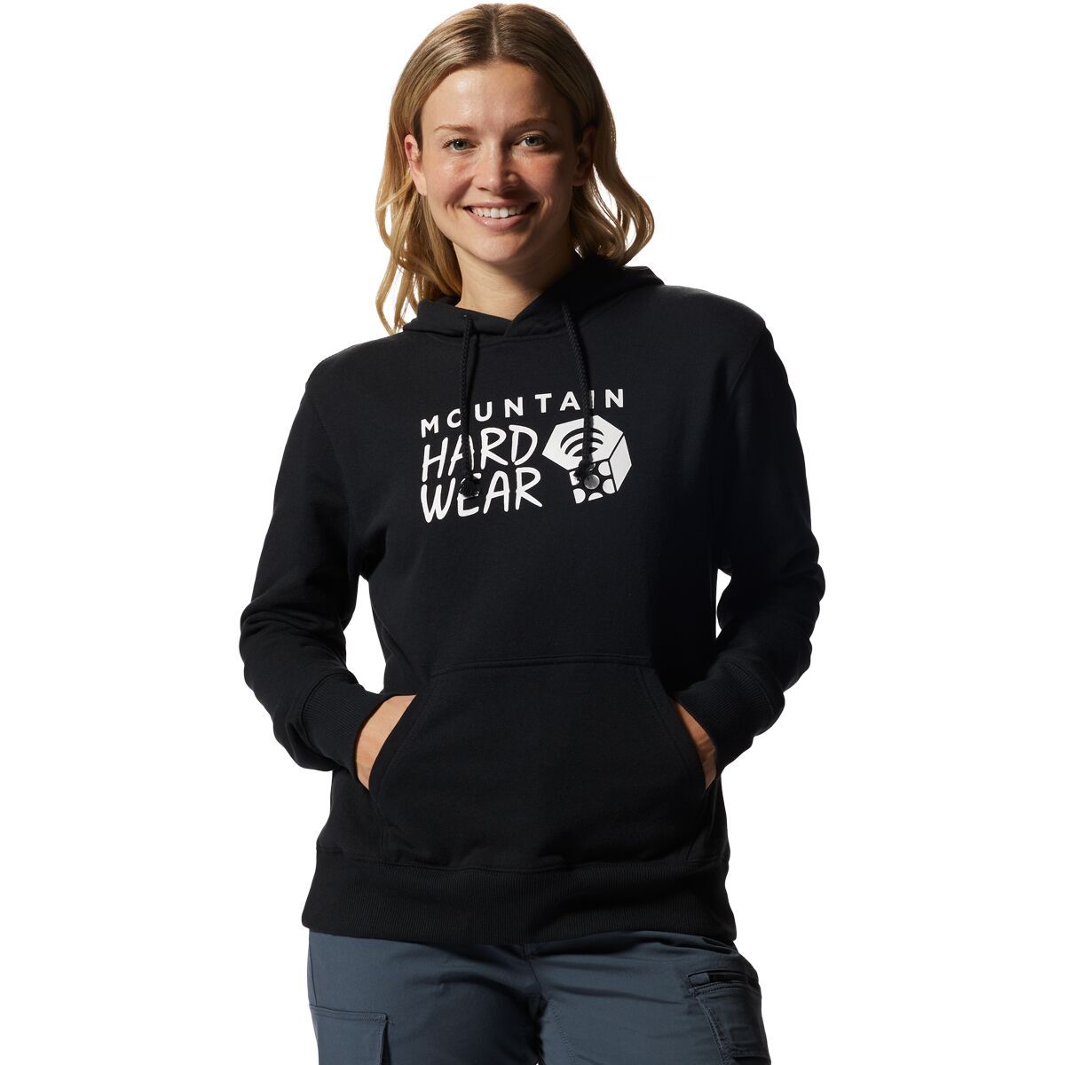 Mountain Hardwear Logo Pullover Hoodie - Women's Black, XS