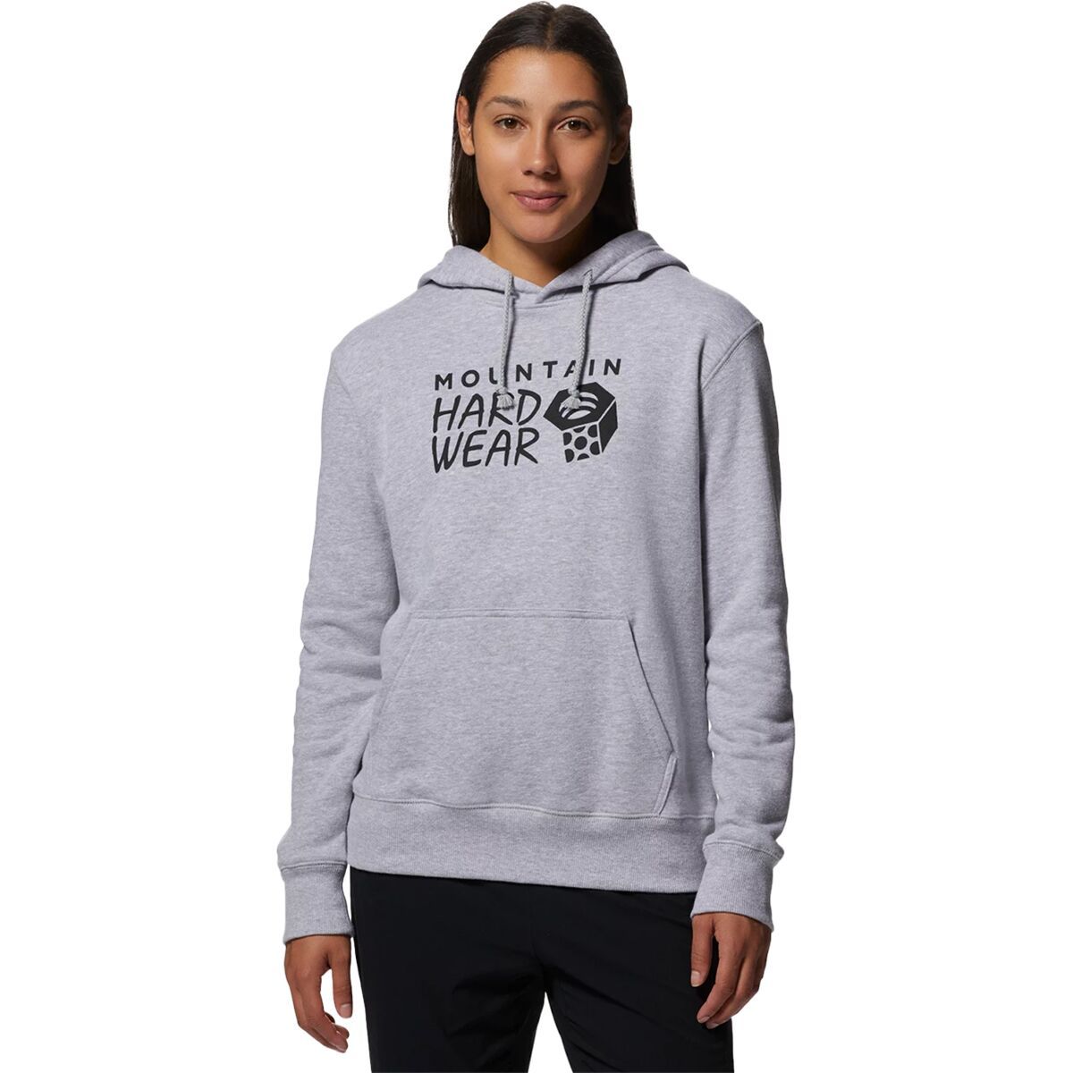 Mountain Hardwear Logo Pullover Hoodie - Women's Hardwear Grey Heather, M