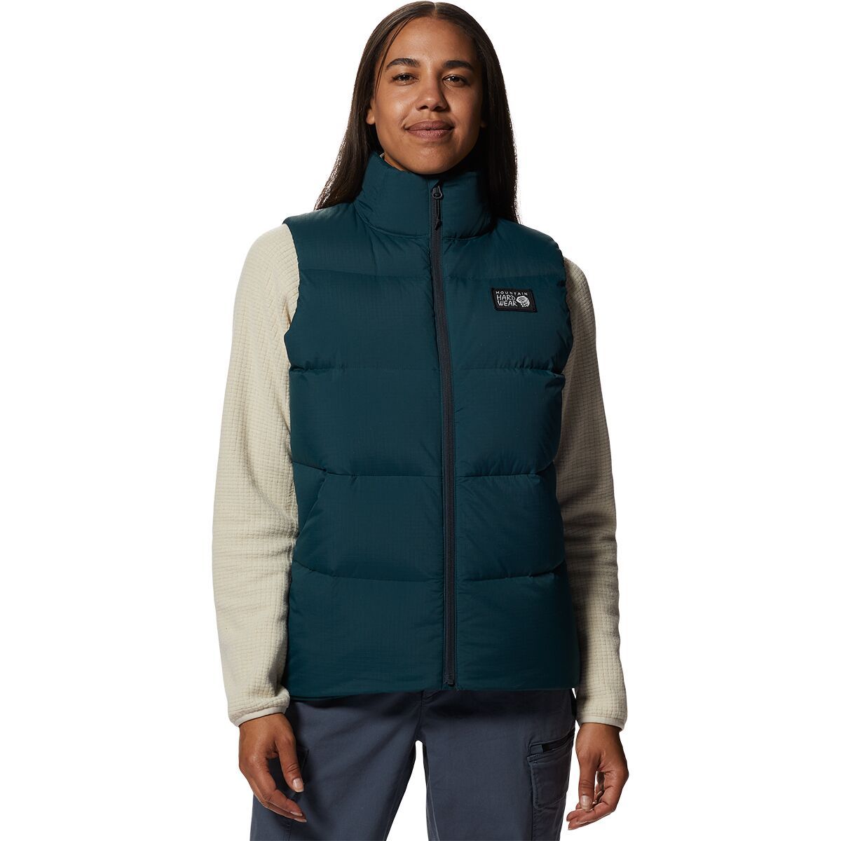 Mountain Hardwear Nevadan Down Vest - Women's Dark Marsh, XL