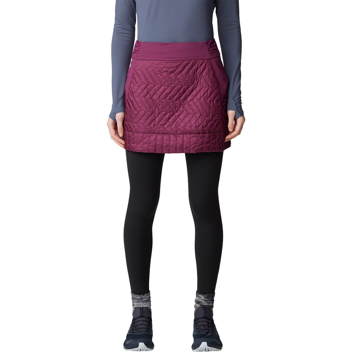 Image of Mountain Hardwear Trekkin Insulated Mini Skirt - Women's Sugar Plum, M