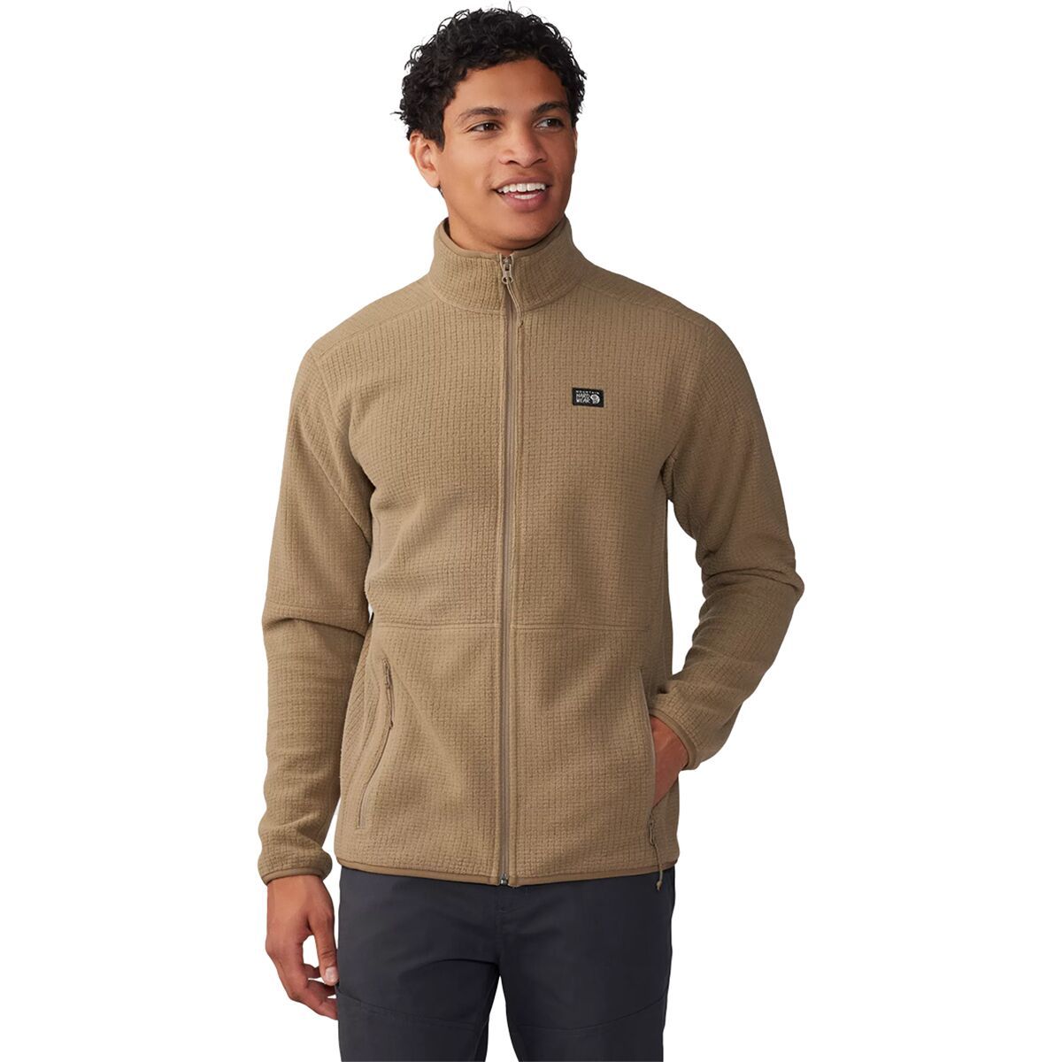 Mountain Hardwear Explore Fleece Jacket - Men's Trail Dust, XL