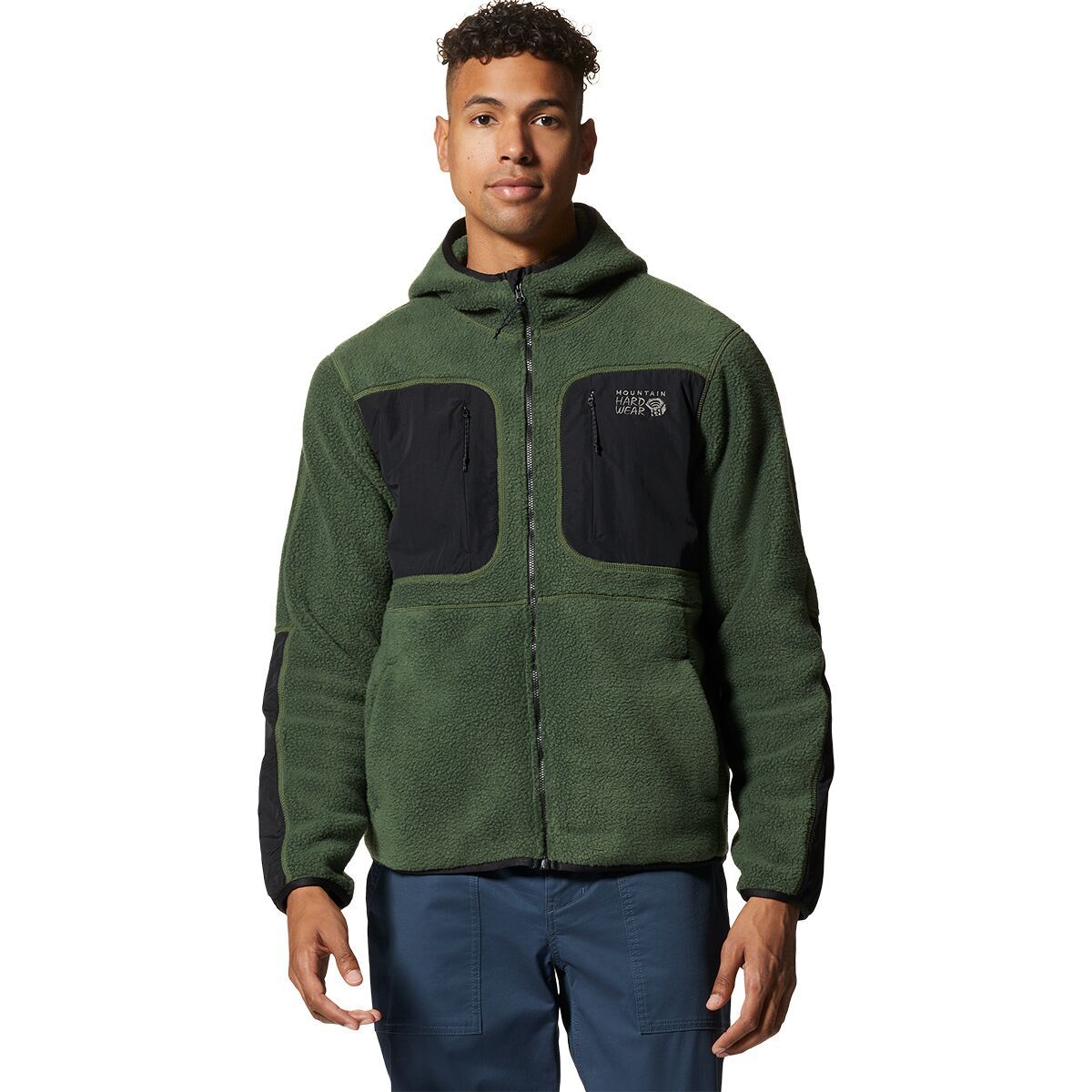 Mountain Hardwear HiCamp Fleece Hoodie - Men's Surplus Green, L