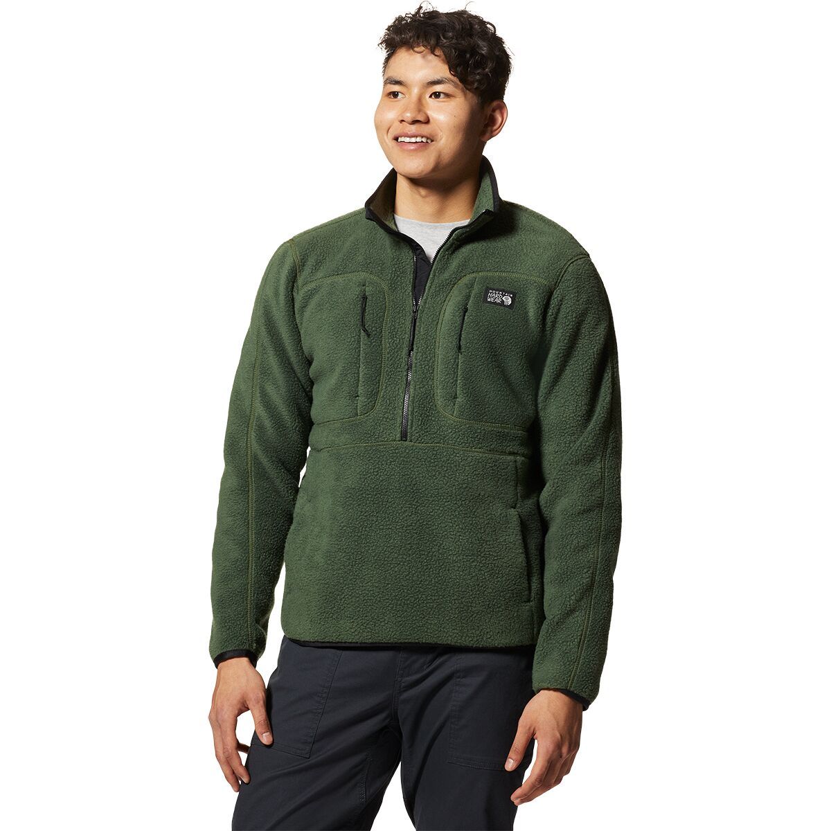 Mountain Hardwear HiCamp Fleece Pullover - Men's Surplus Green, S