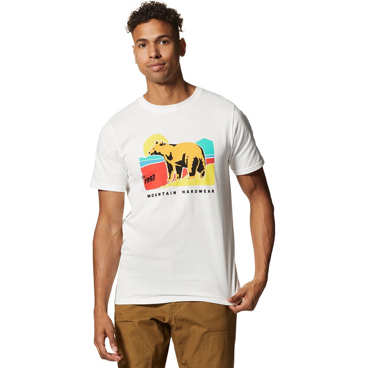 Mountain Hardwear MHW 1993 Bear Short-Sleeve T-Shirt - Men's Fogbank, XXL