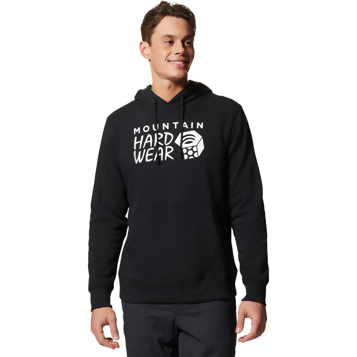 Mountain Hardwear MHW Logo Pullover Hoodie - Men's Black, S