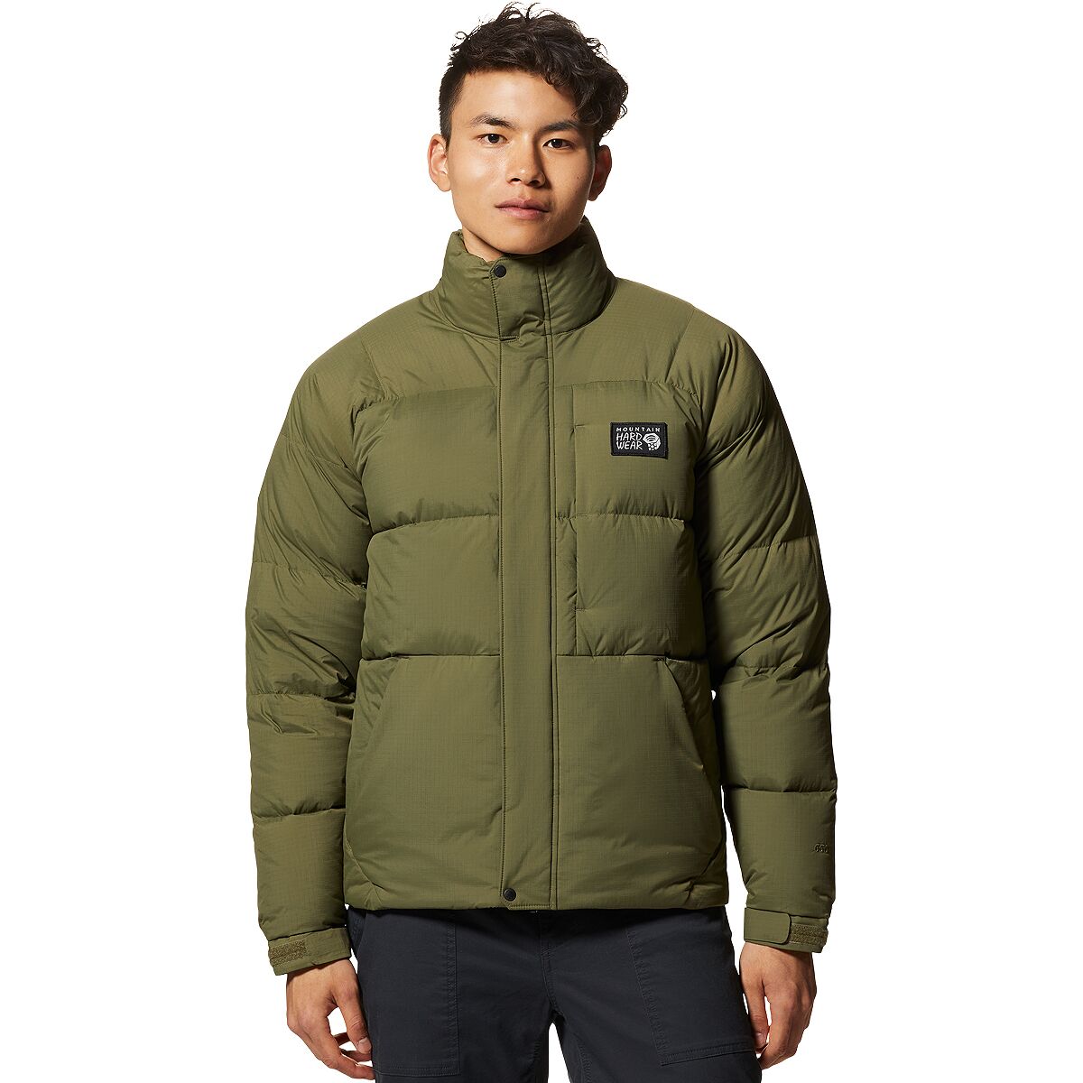 Image of Mountain Hardwear Nevadan Down Jacket - Men's Combat Green, S