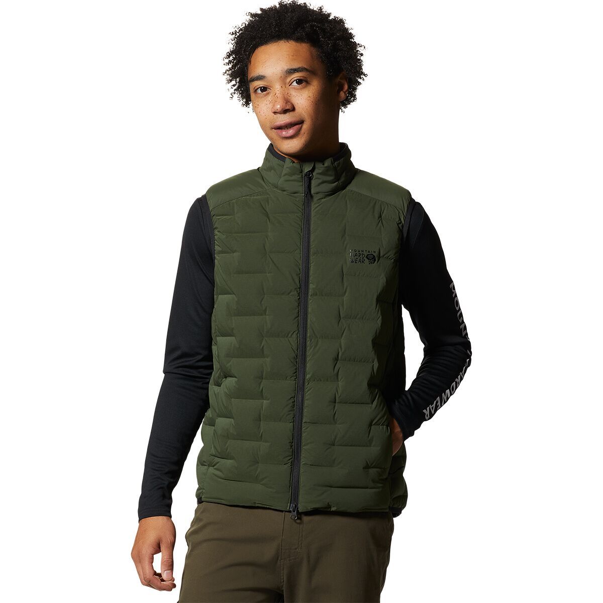 Mountain Hardwear Stretchdown Vest - Men's Surplus Green, M