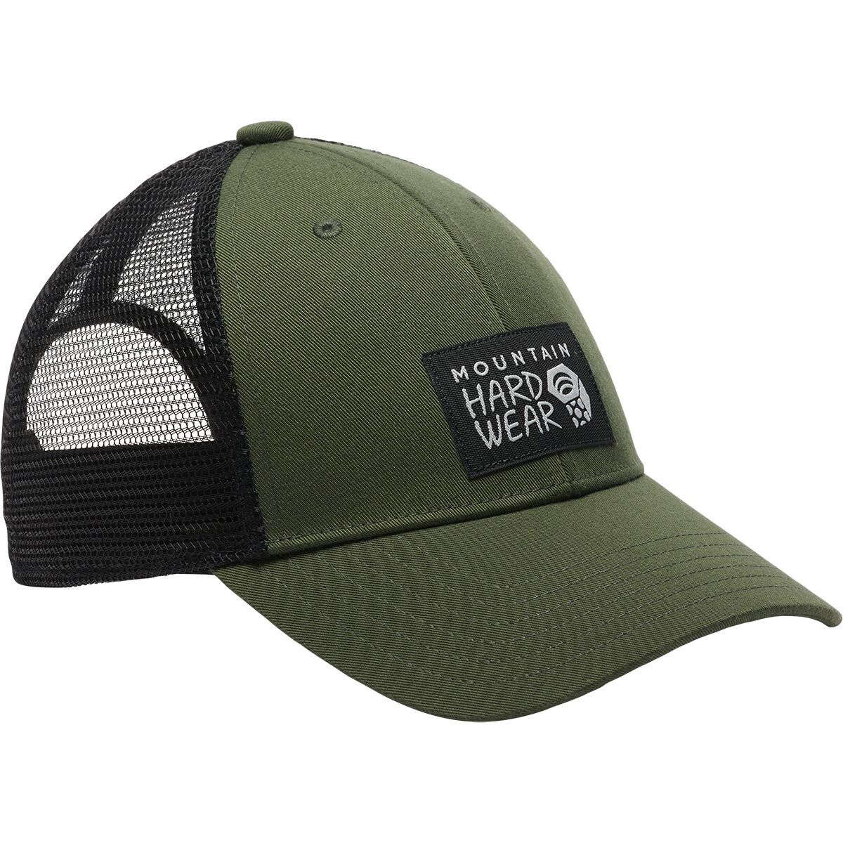 Image of Mountain Hardwear MHW Logo Trucker Hat Surplus Green, One Size