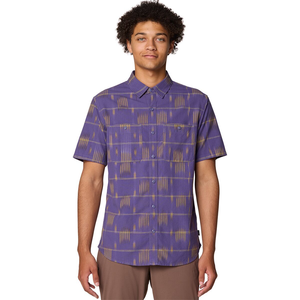 Mountain Hardwear Grove Hide Out Shirt - Men's Allium Ikat Jacquard, M