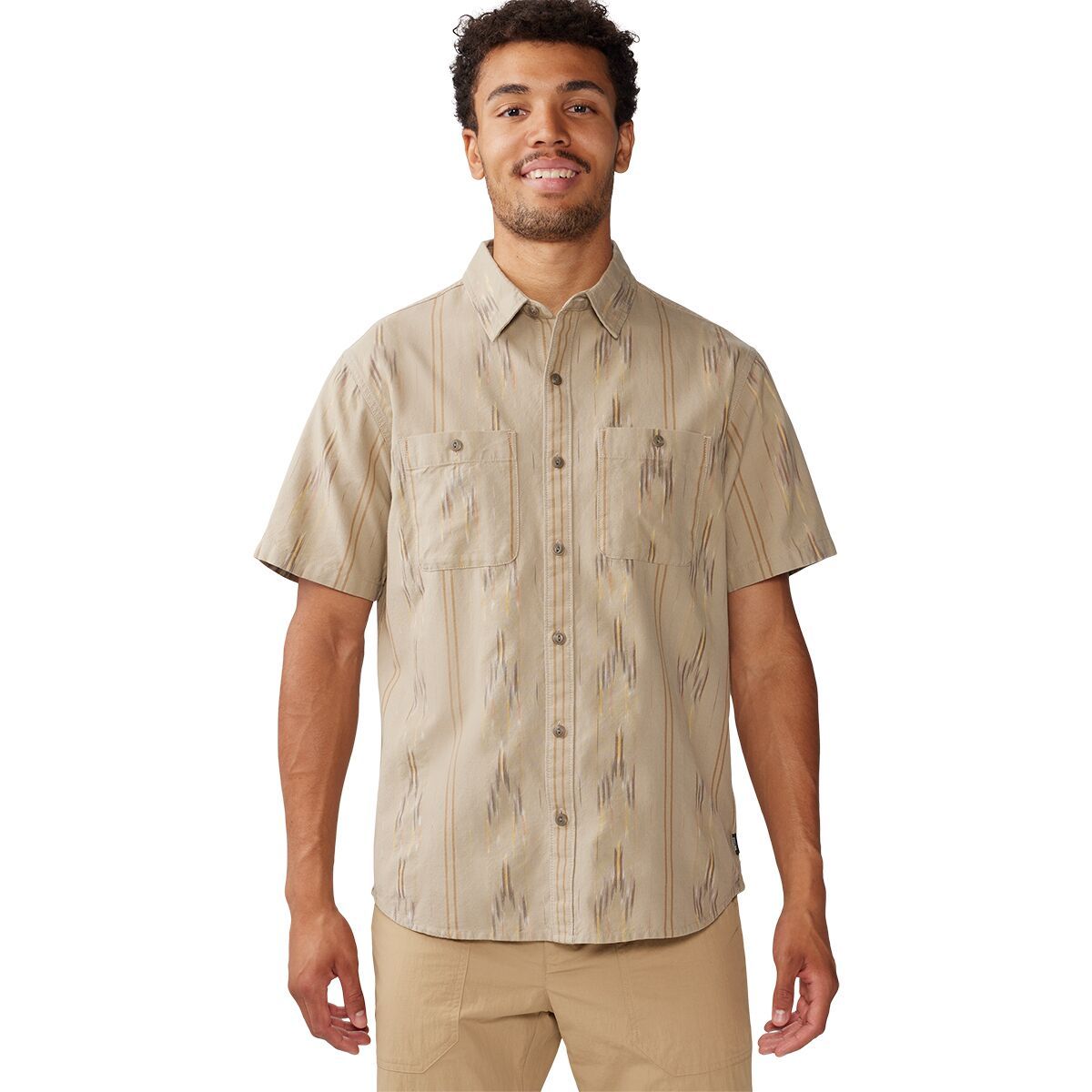 Mountain Hardwear Grove Hide Out Shirt - Men's Badlands Ikat, XXL