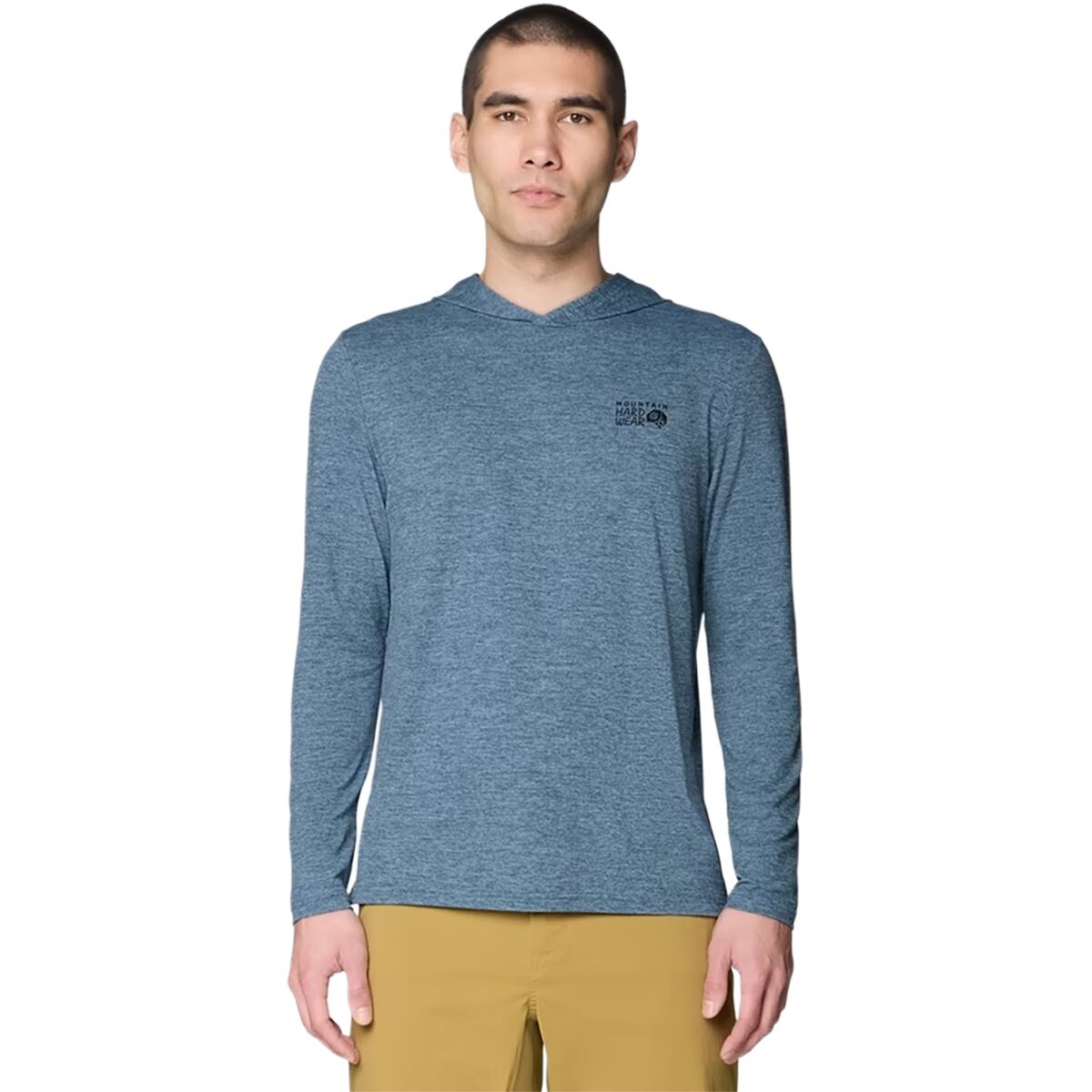 Image of Mountain Hardwear Sunblocker Hoodie - Men's Adriatic Blue Heather2, M