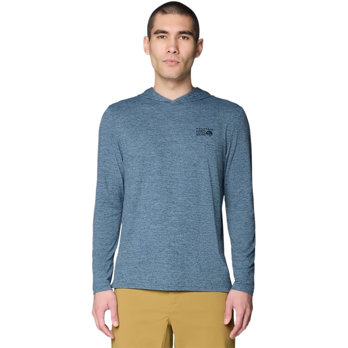 Image of Mountain Hardwear Sunblocker Hoodie - Men's Adriatic Blue Heather2, M
