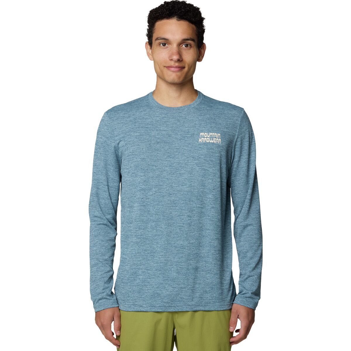 Mountain Hardwear Sunblocker Long-Sleeve Shirt - Men's Adriatic Blue Heather, XL