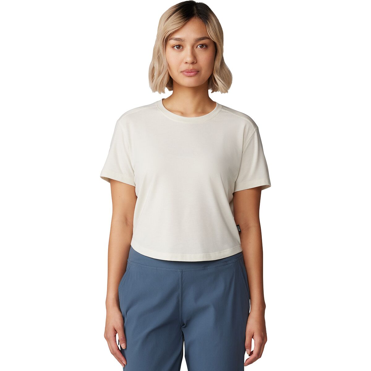 Image of Mountain Hardwear Trek N Go Short-Sleeve Top - Women's Stone, L