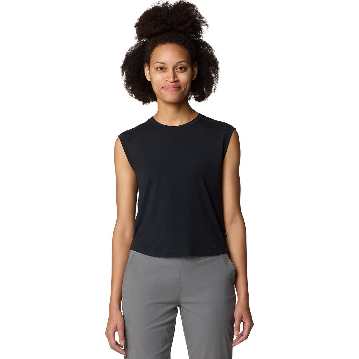 Image of Mountain Hardwear Trek N Go Sleeveless Top - Women's Black, L