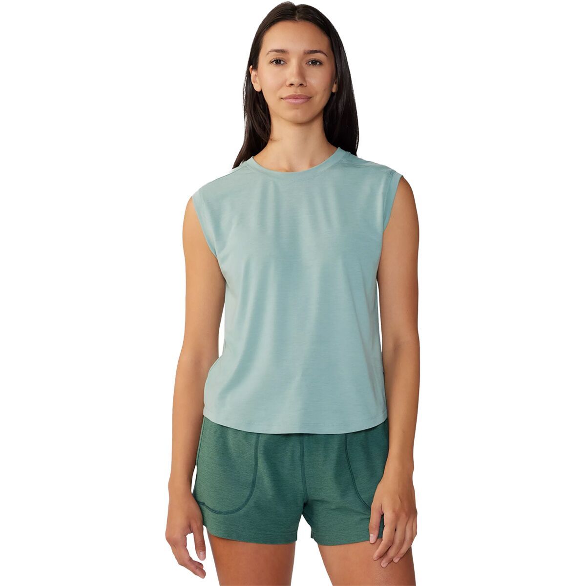 Mountain Hardwear Trek N Go Sleeveless Top - Women's Lichen Green, XL