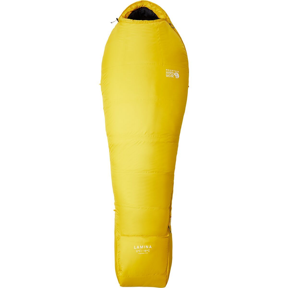 Mountain Hardwear Mountain Hardwear Lamina Sleeping Bag: 0F Synthetic Electron Yellow, Reg/Left Zip